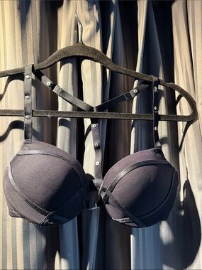 La SENZA Black Strappy Push-Up Bra